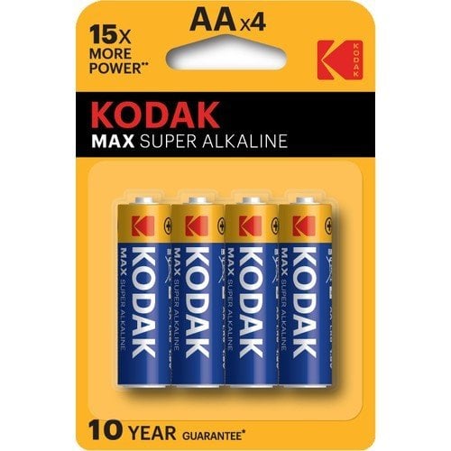 Kodak Max 4 Adet Alkalin Kalem Pil