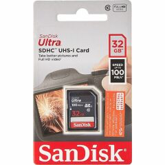 Sandisk 32 GB SDHC Ultra class10 UHS - 100 MB/s Hafıza Kartı Sanisk