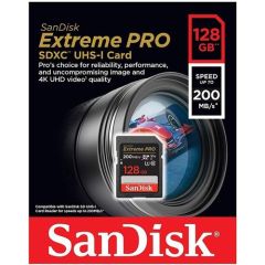 Sandisk Extreme Pro 128GB 200MB/S Sdxc Hafıza Kart ( ORJİNAL )