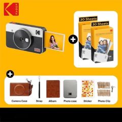 Kodak Mini Shot Combo 2 Retro Anında Baskı Dijital Fotoğraf Makinesi + Bundle ( Beyaz )